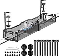 25-Inch Under Desk Cable Tray