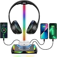 RGB Kopfhörerständer mit USB-Ladefunktion